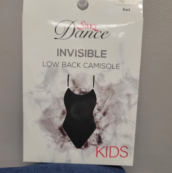 Silky Dance Low Back Camisole Leotard in Black Child Ages  5-7 - Picture 2 of 2